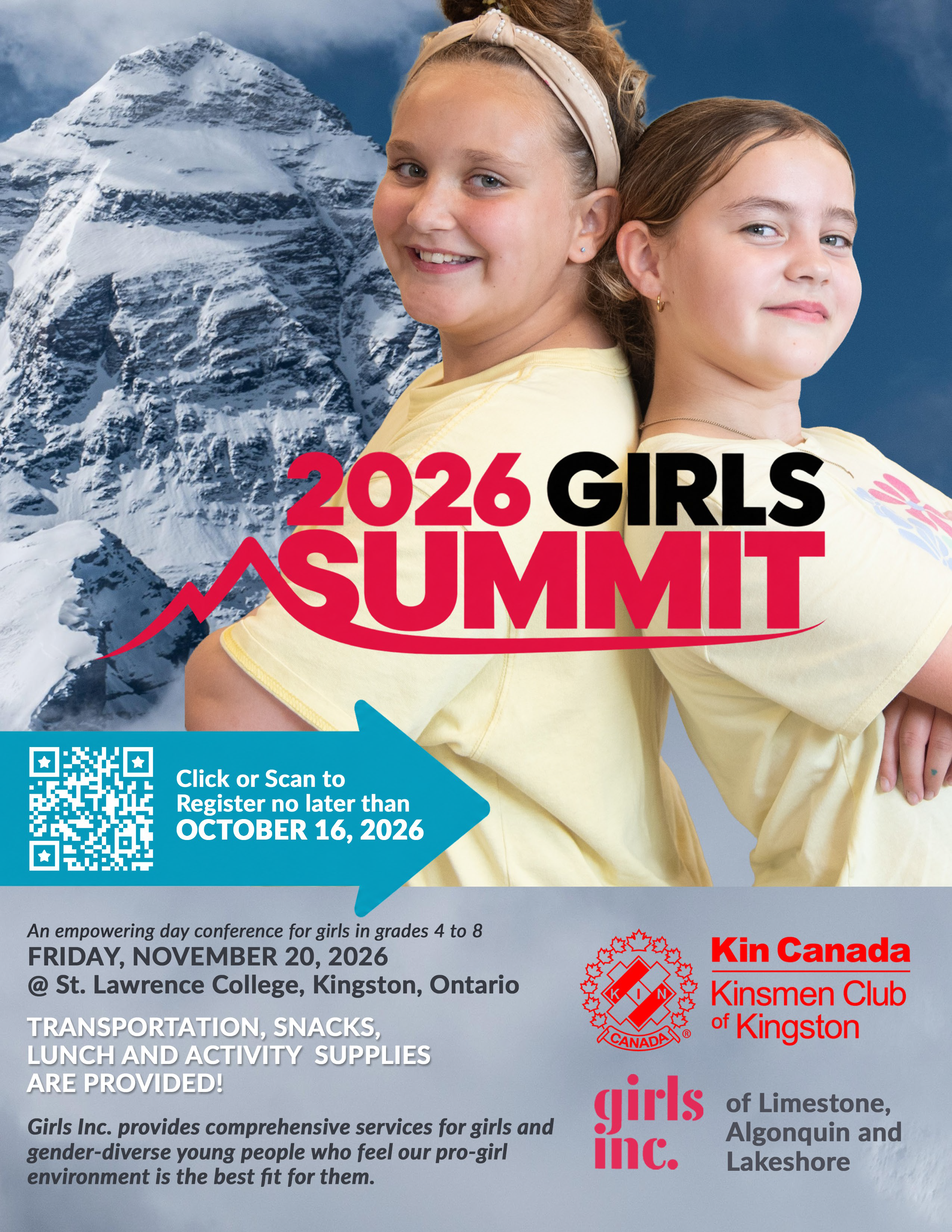 2026 Girls Summit Flyer