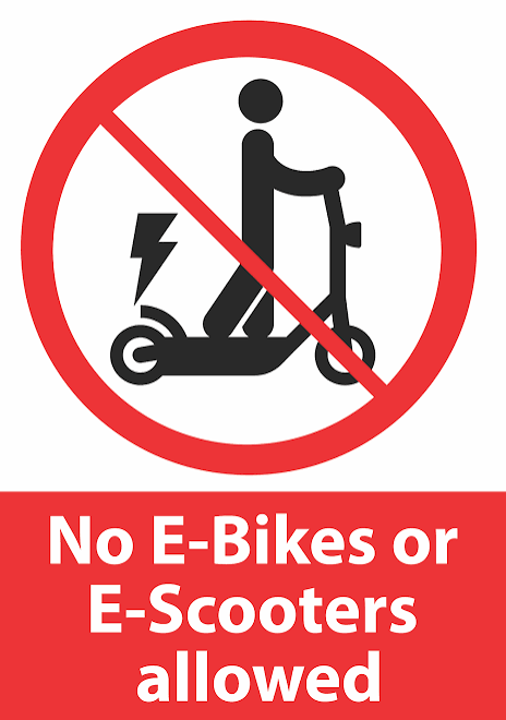 no escooters